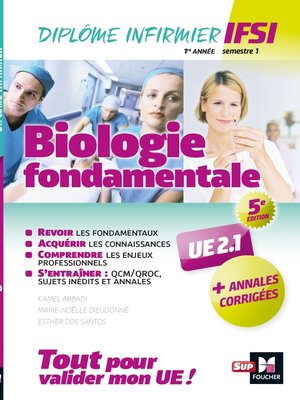 cover image of Biologie fondamentale UE 2.1--Semestre 1--Infirmier en IFSI--DEI--Préparation complète--5e éd